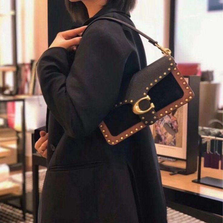 COACH Tabby Studded Shoulder Bag