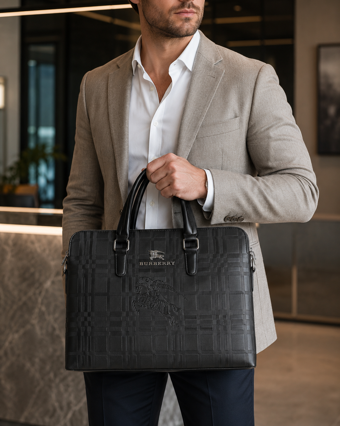 15" Dual-Zip Laptop Briefcase