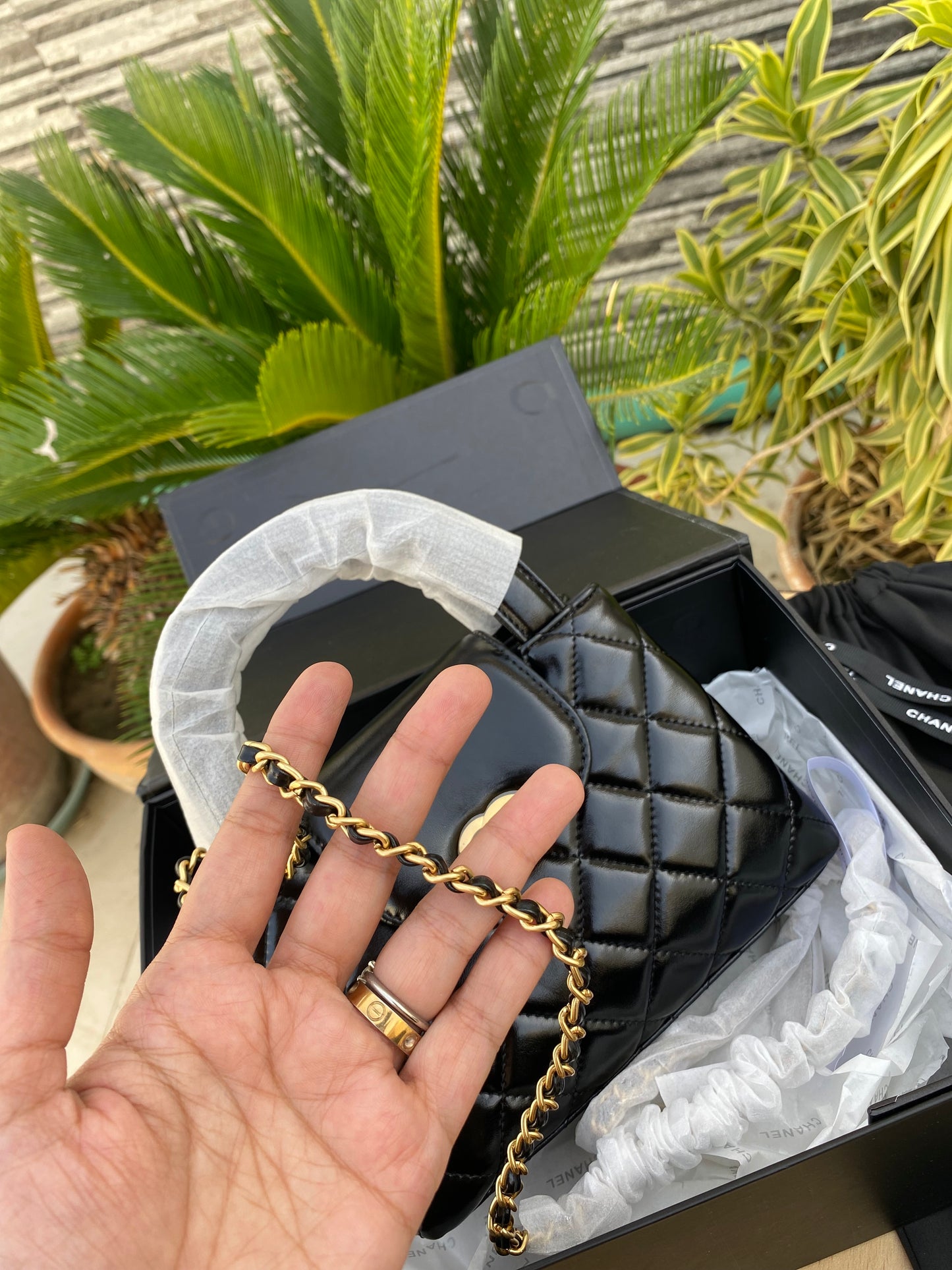 CHA-NEL Kelly Bag Small