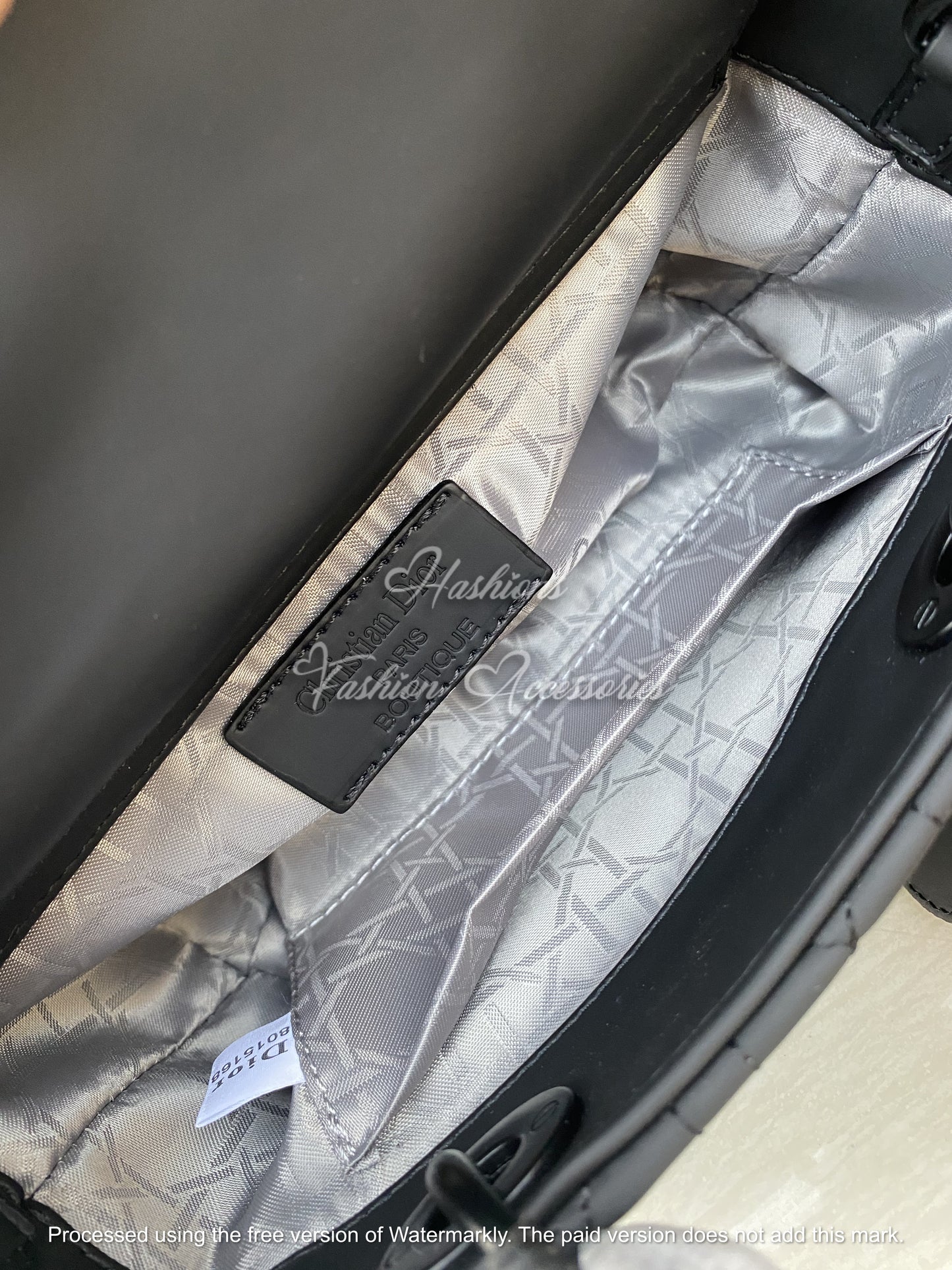 Quilted Micro Top-Handle Bag – Mini Rectangle Tote with Crossbody Strap (Black & Taupe)