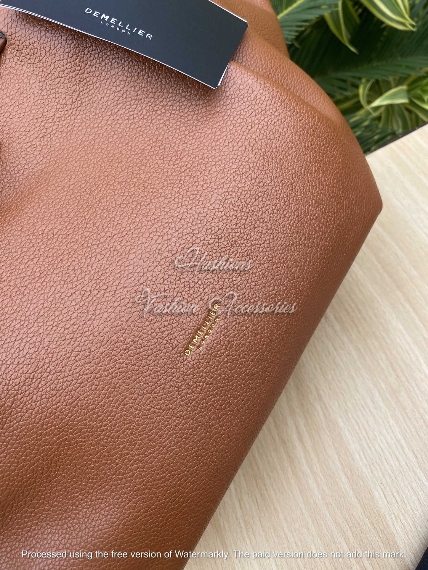 Demellier Leather Tote Bag