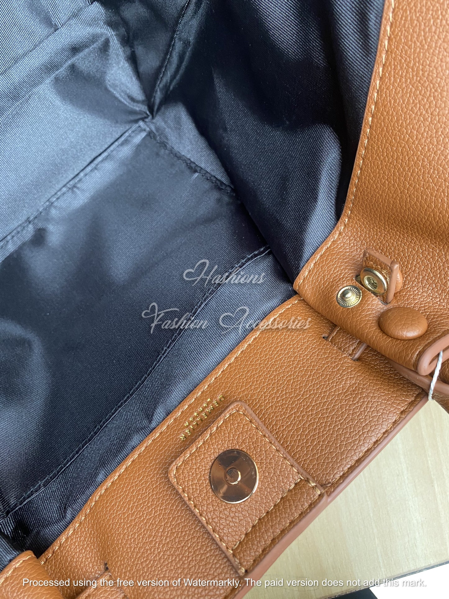 Demellier Leather Tote Bag