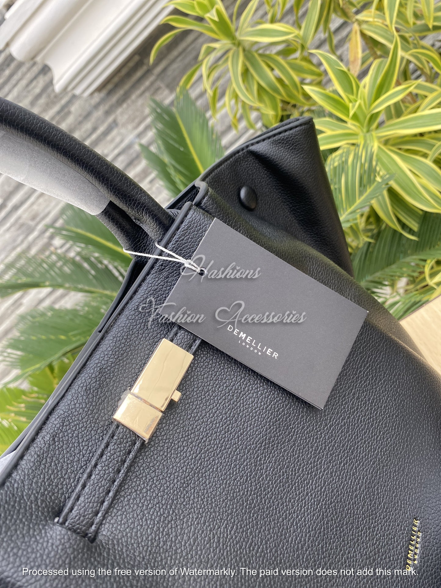 Demellier Leather Tote Bag
