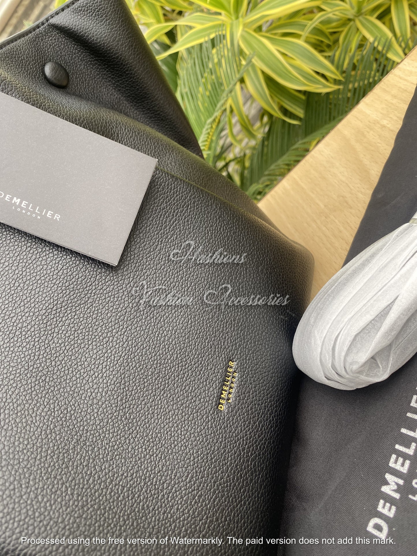 Demellier Leather Tote Bag
