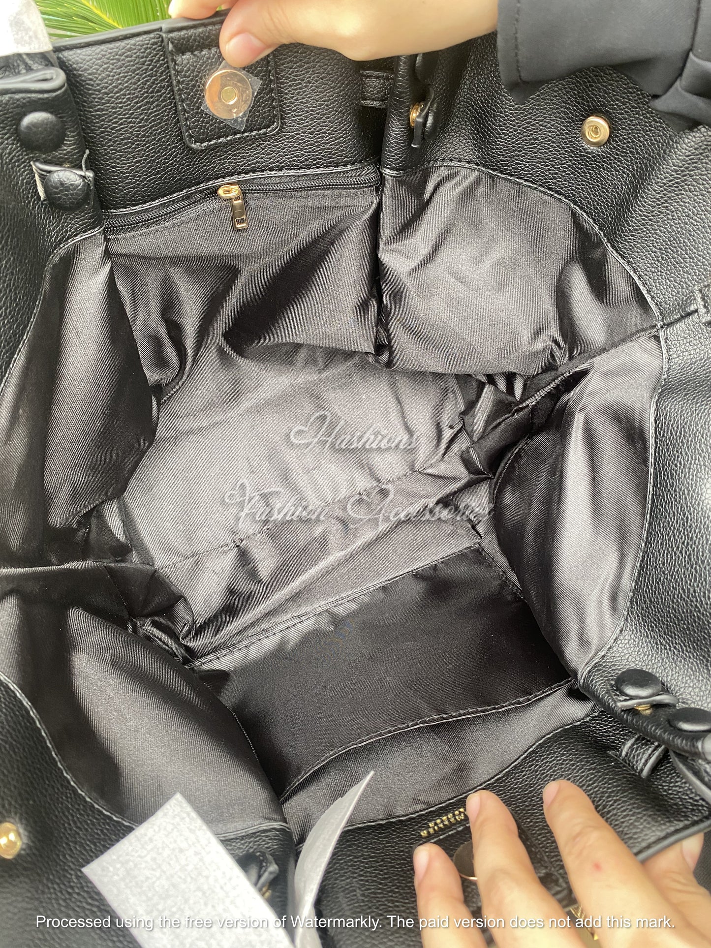 Demellier Leather Tote Bag