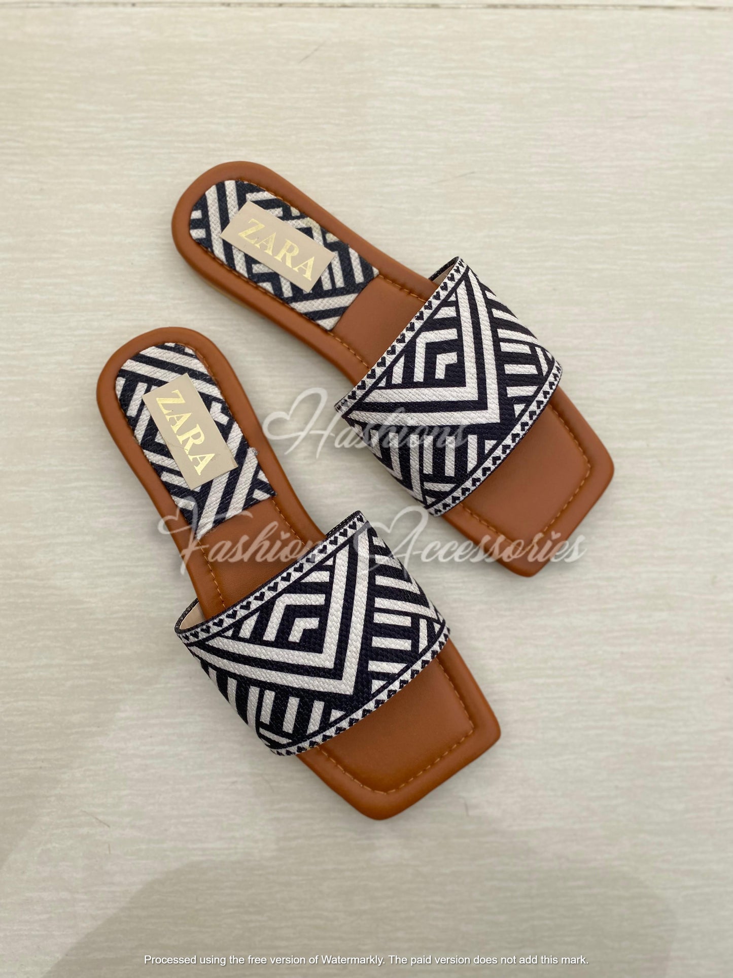 Zara Zebra Flats