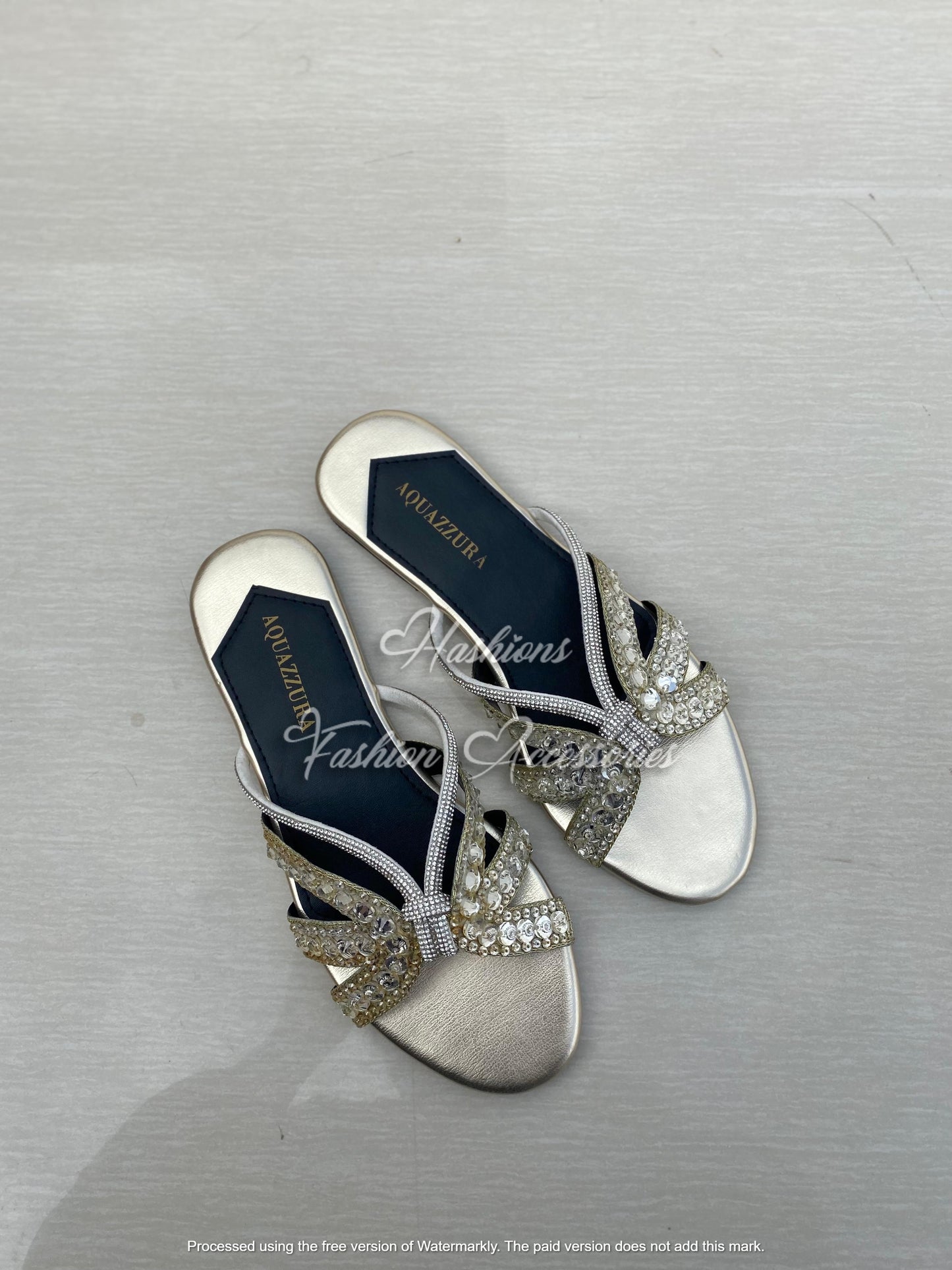 Hand Embroidered Stone Flats