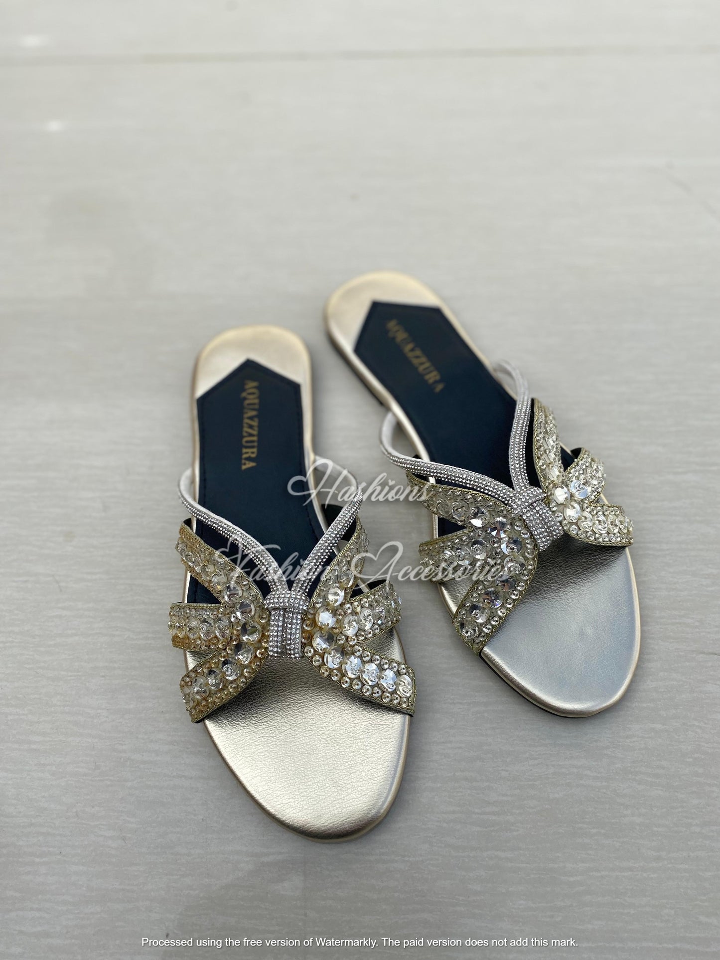 Hand Embroidered Stone Flats