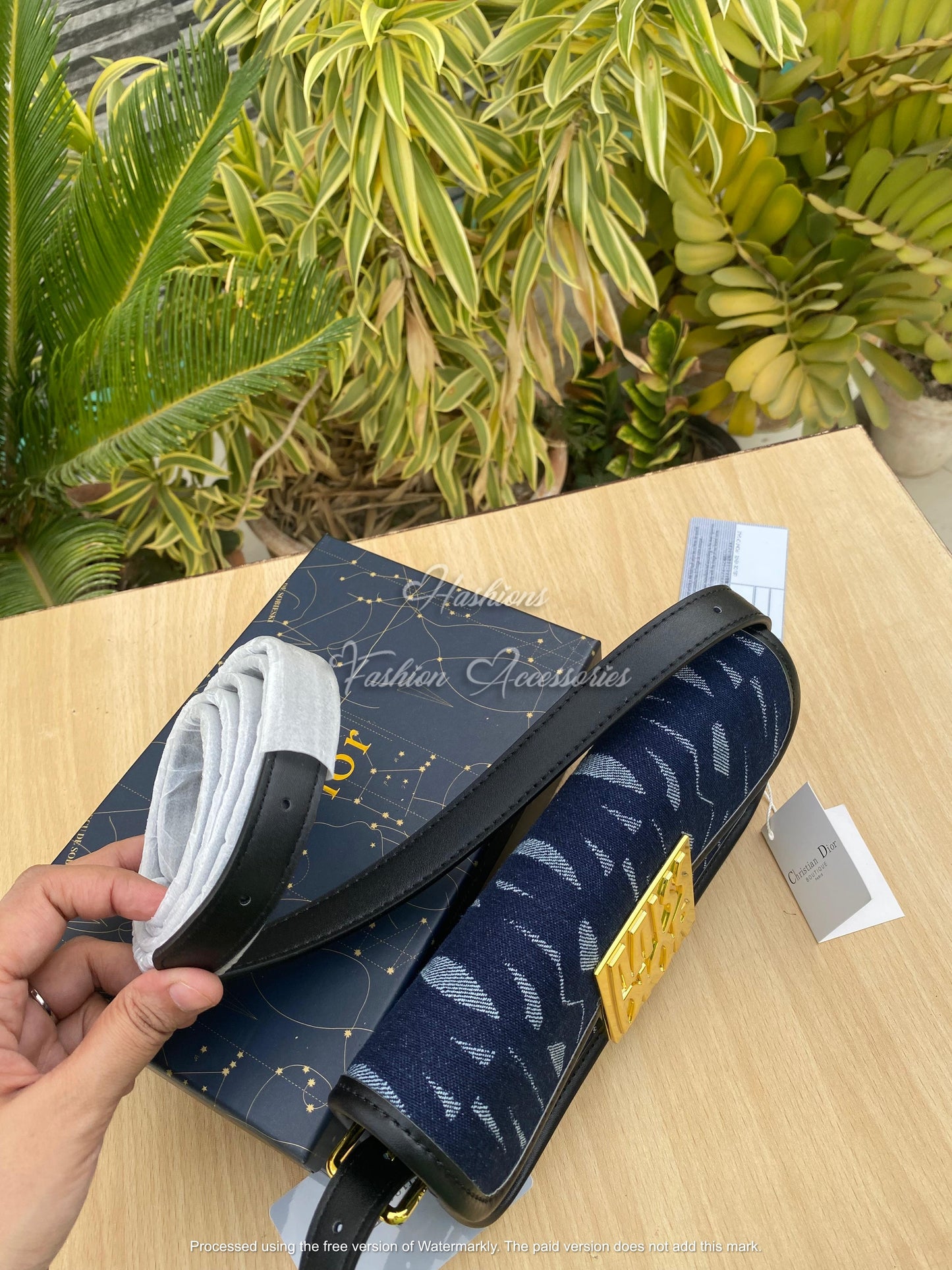 Miss Dior Denim Handbag