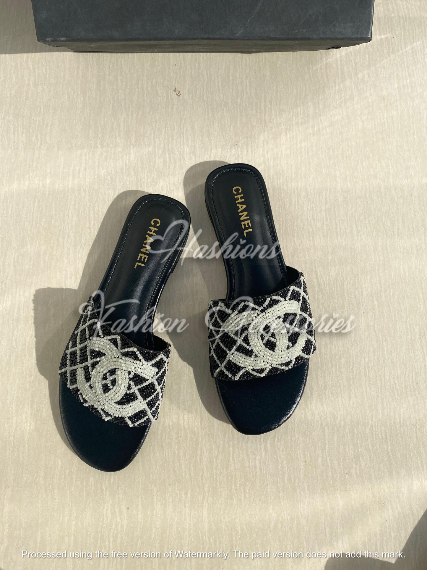 Chanel Beads Flats