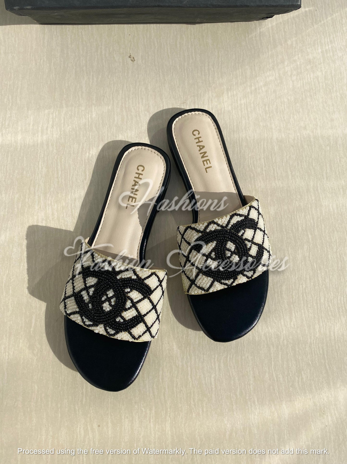 Chanel Beads Flats
