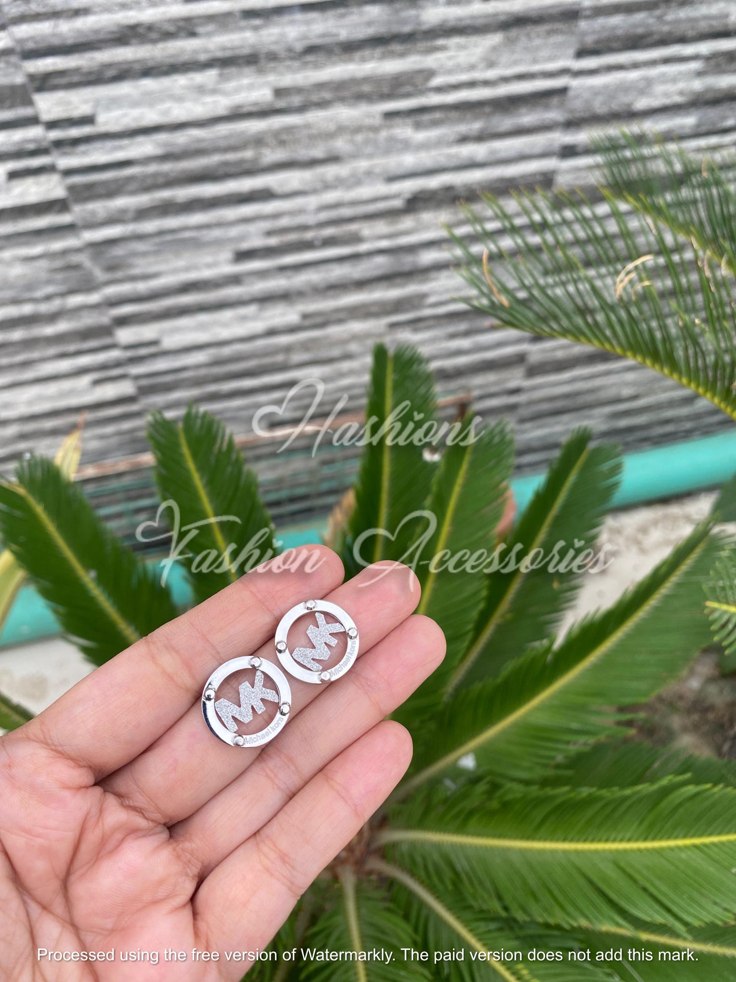 MK Logo Earrings