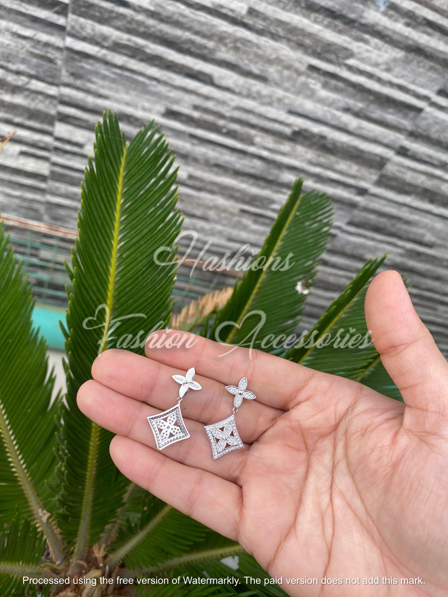 LV Leaf Earrings