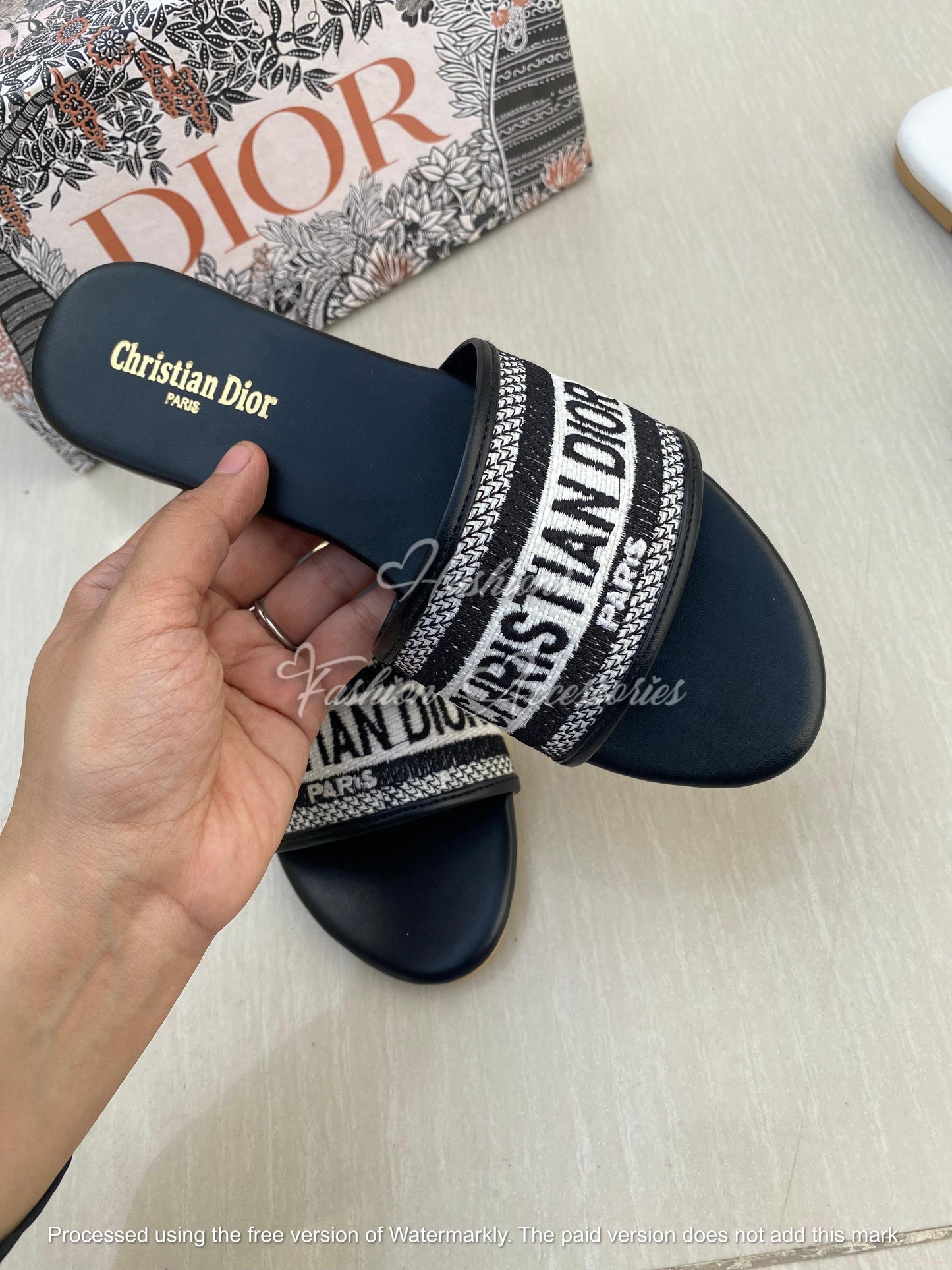Christian Dior Embroidered Flats