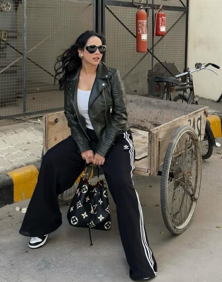 Monogram Bucket Bag in Taupe – Drawstring Shoulder & Crossbody, Spacious Everyday Purse