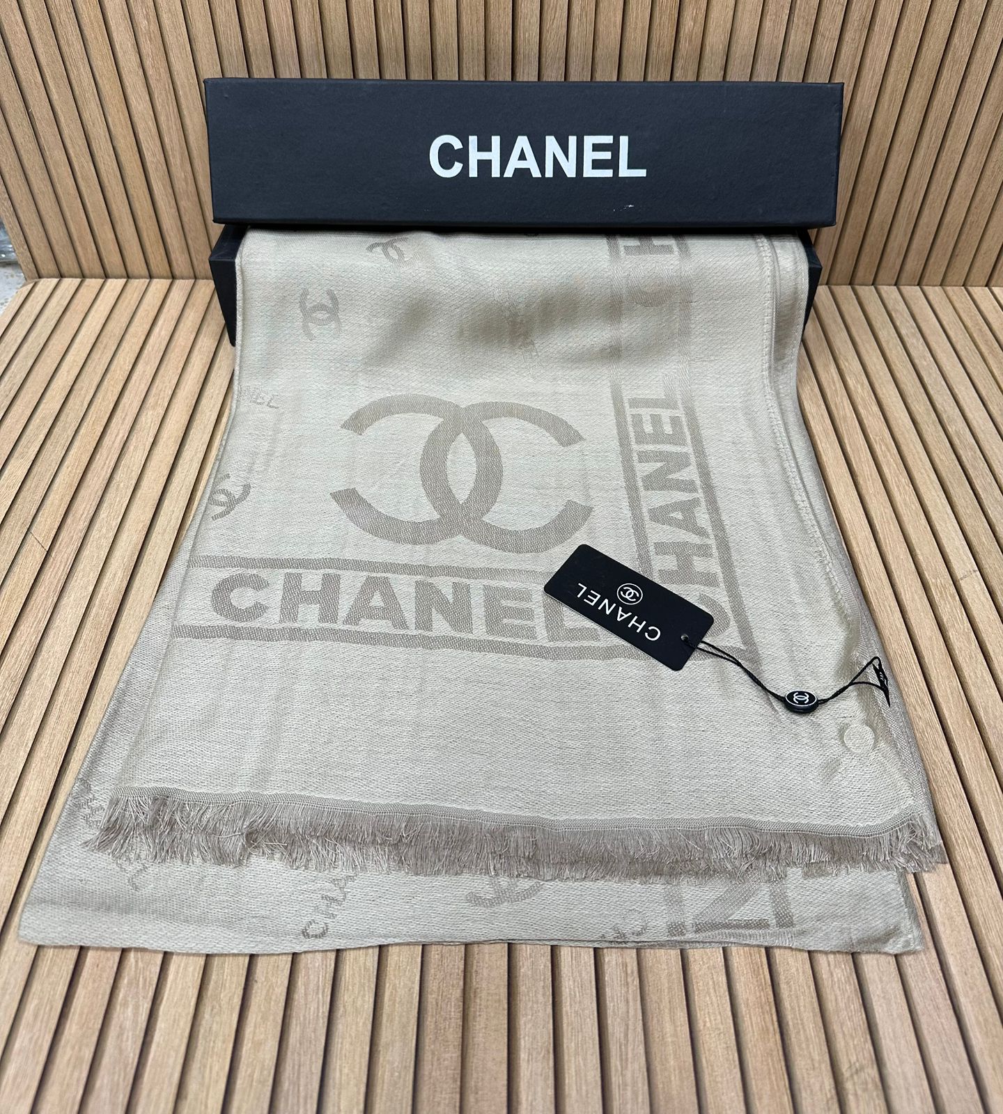 Luxury Monogram Pashmina Scarf for Women | Premium Lightweight Fashion Wrap