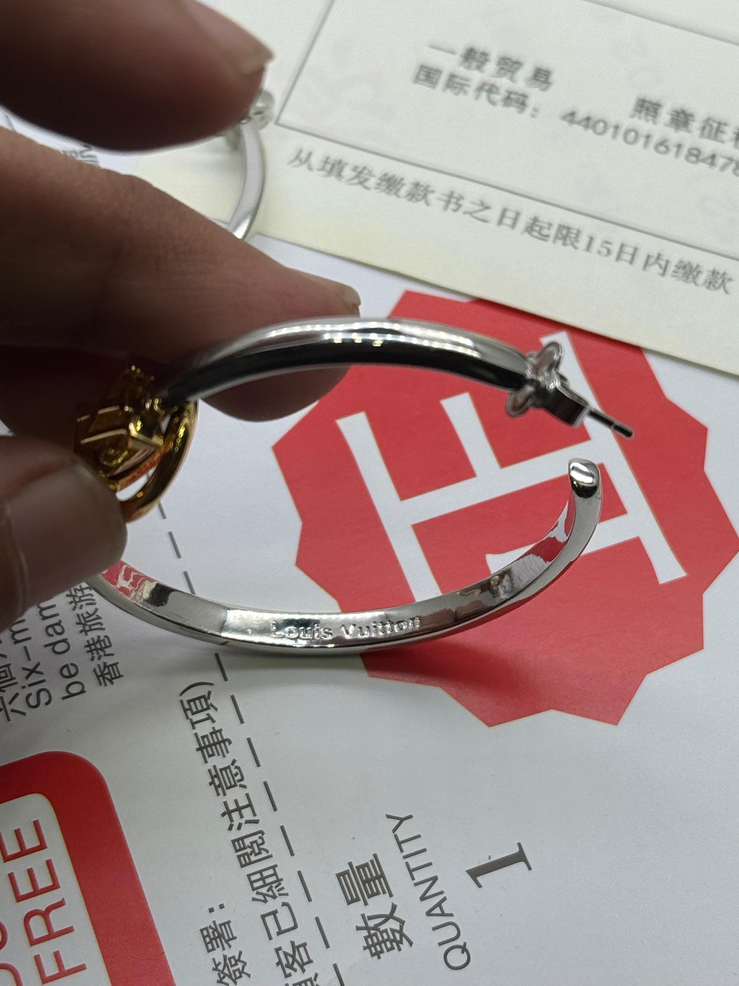 Two-Tone Minimal Charm Bangle Bracelet for Women | Modern Statement Jewelry