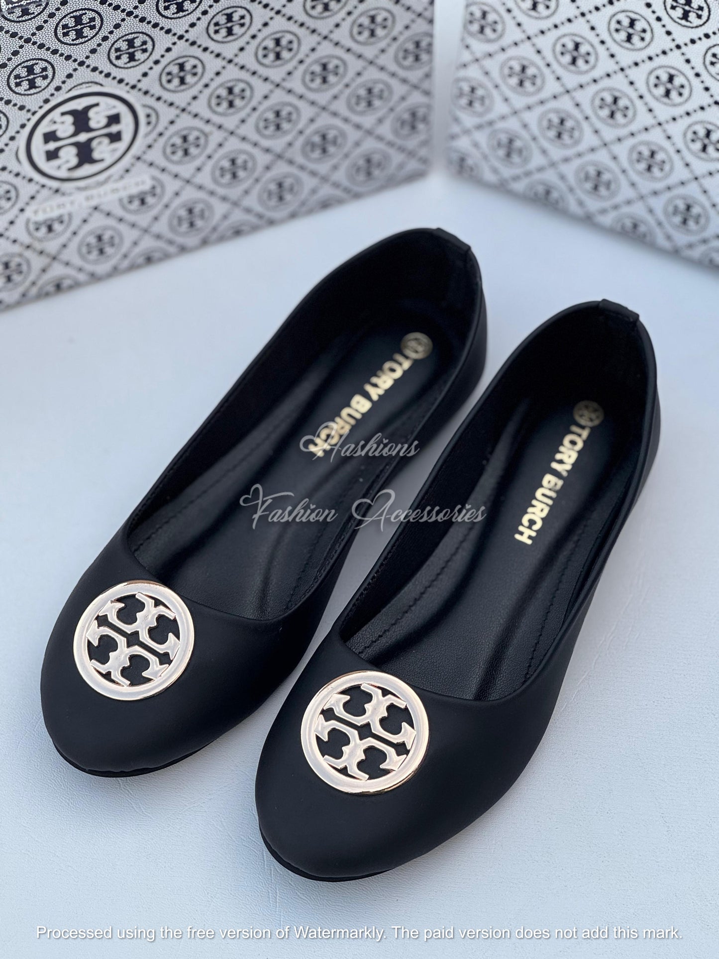 Metallic Medallion Ballet Flats