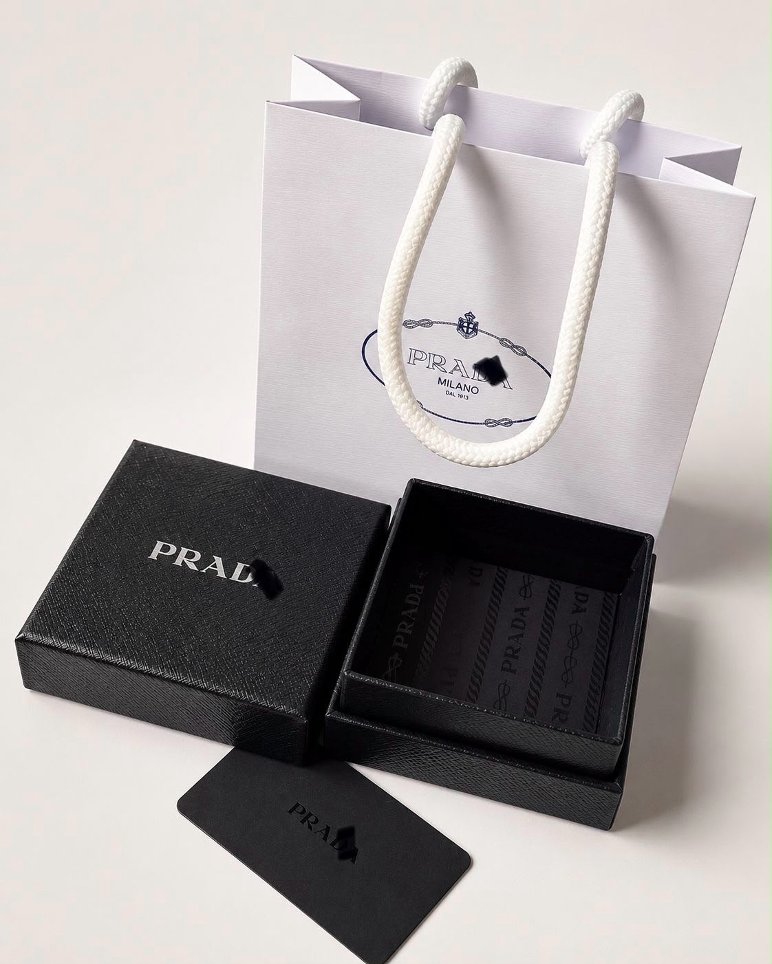 Satin Metal Logo Charm Hair Tie