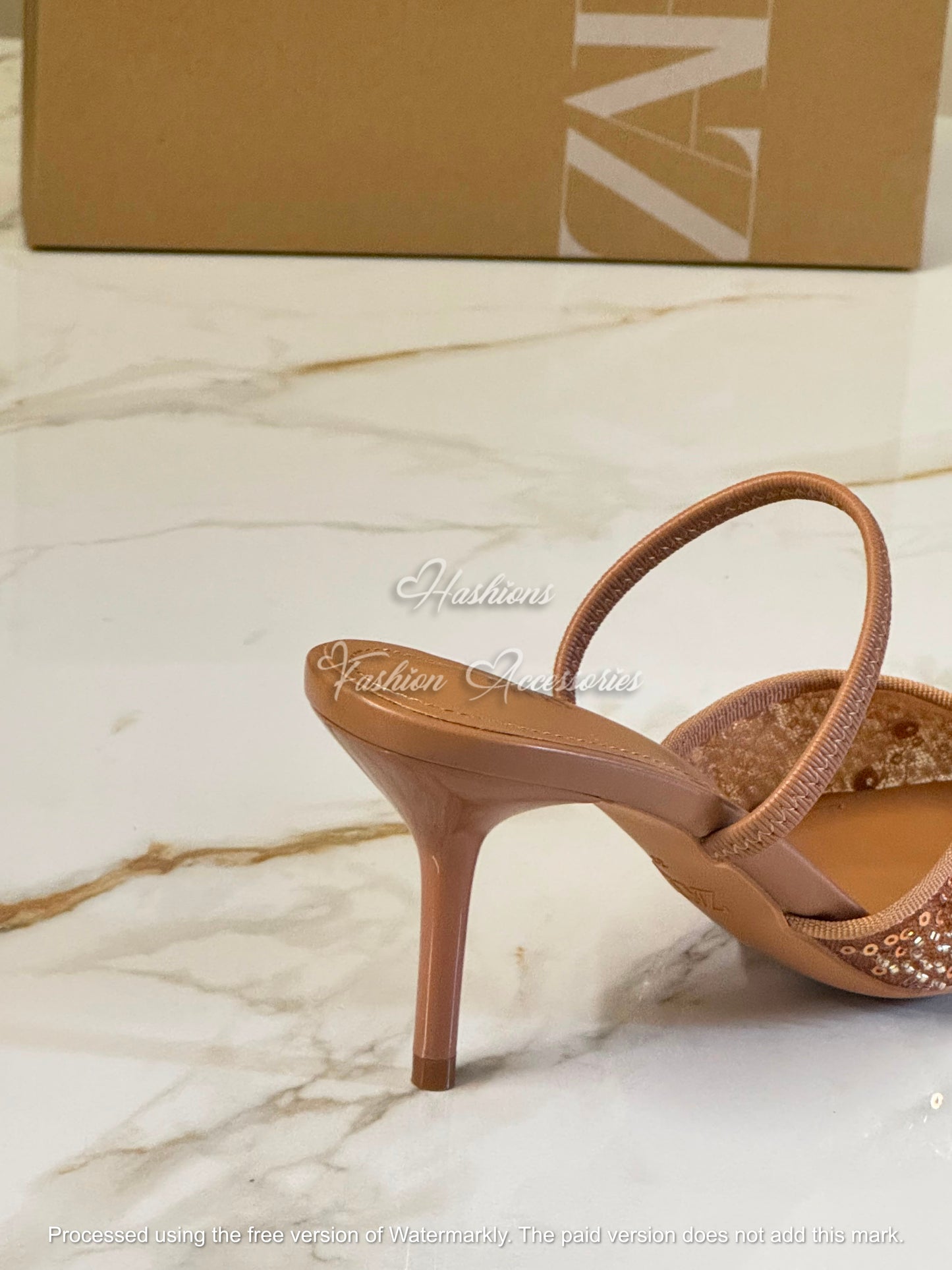 Pearl Sequin Heels