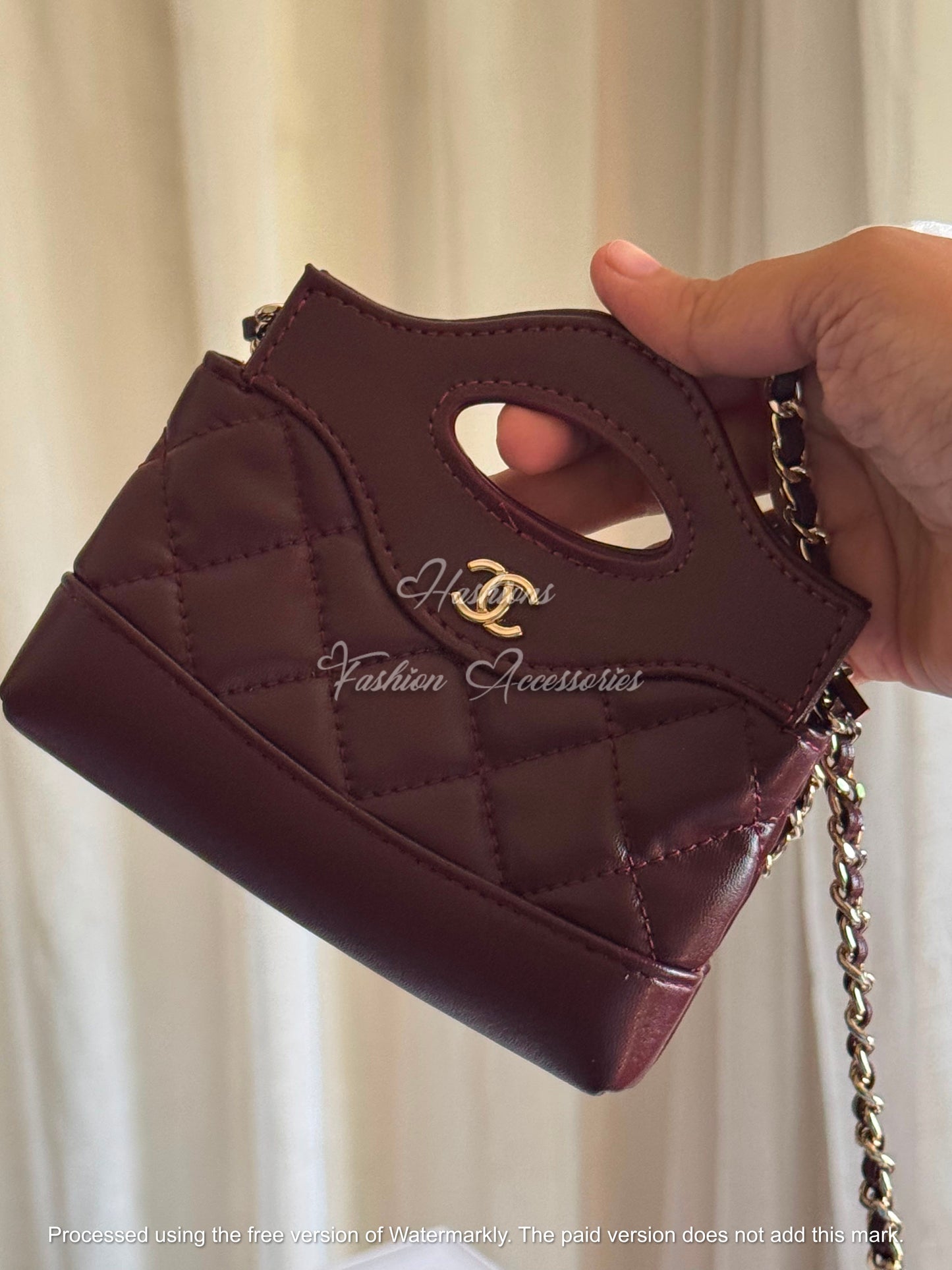 Quilted Mini Wallet Bag