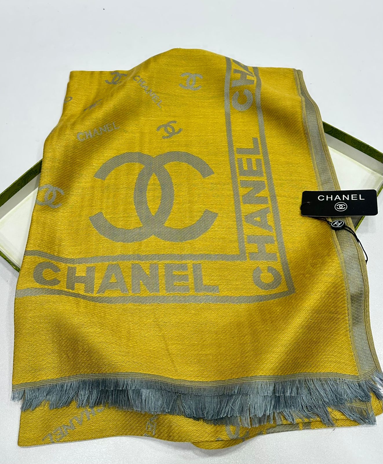 Patterned Pashmina Scarf
