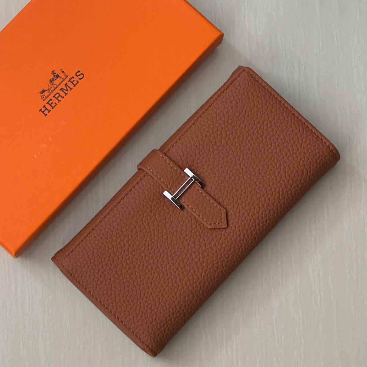 Textured Long Wallet
