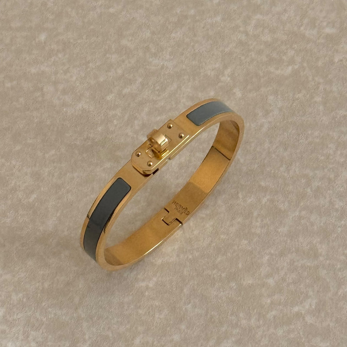Enamel Lock Bangle