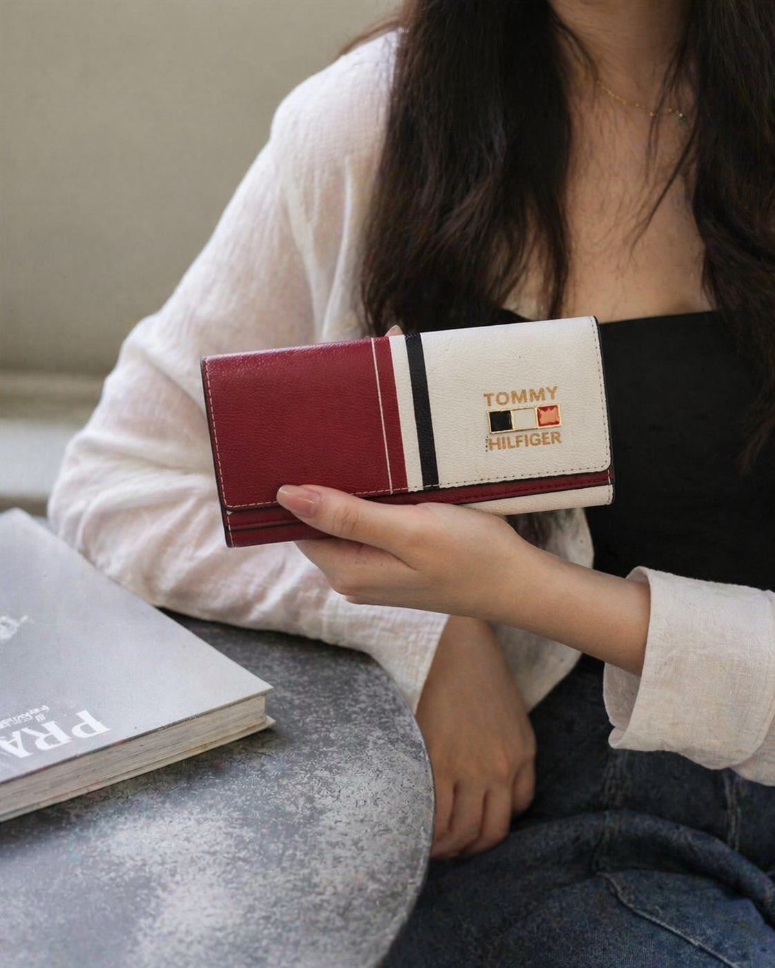 Color-Block Continental Wallet