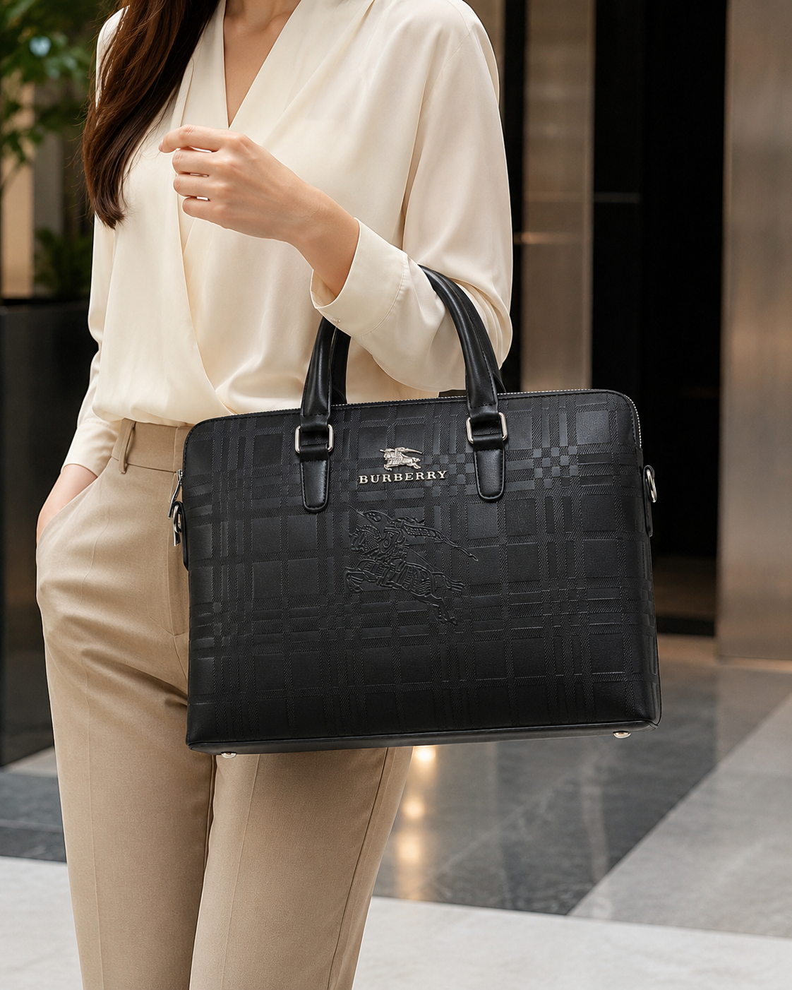 15" Dual-Zip Laptop Briefcase