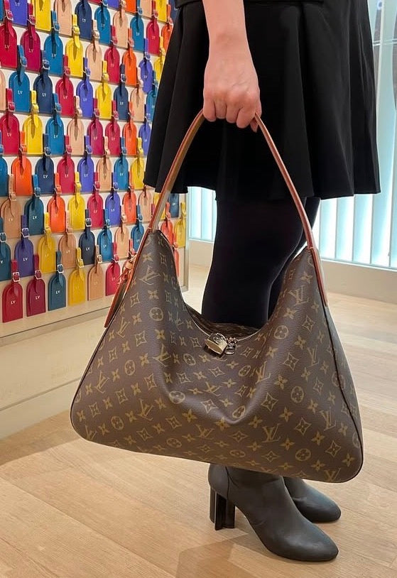 Monogram Canvas Large Hobo Shoulder Bag