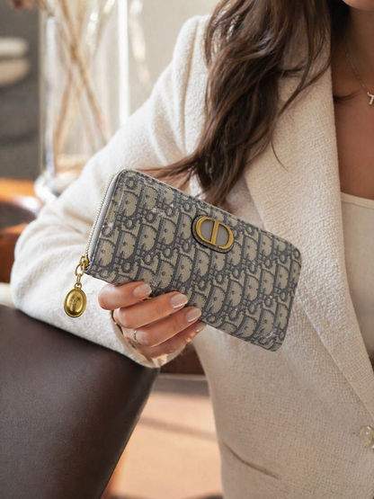 Premium Embroidered Canvas Wallet