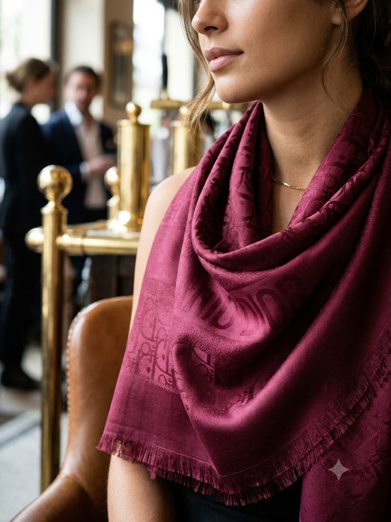 Monogram Silk Scarf
