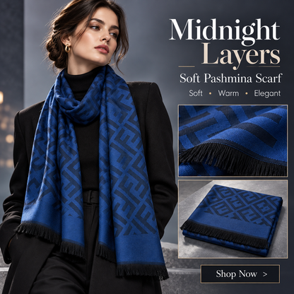 Geometric Pashmina Scarf