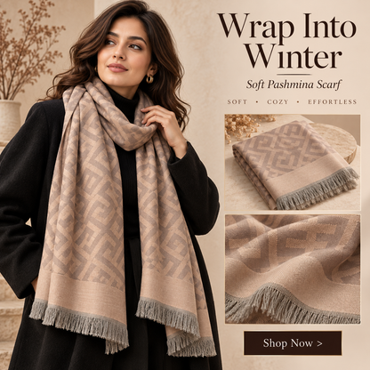 Geometric Pashmina Scarf