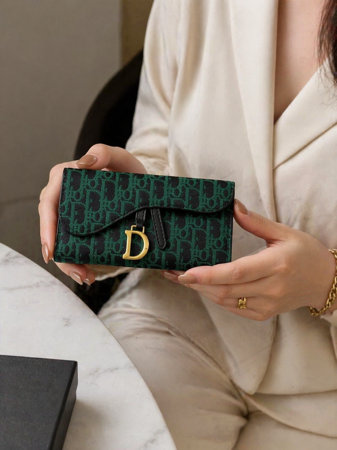 Premium Embroidered Canvas Wallet