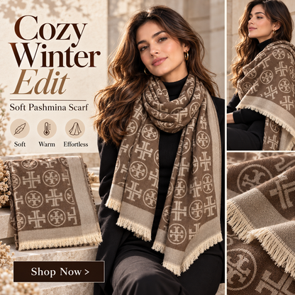 Monogram Pashmina Scarf