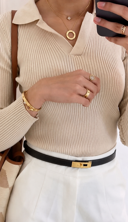 Turn-Lock Slim Belt