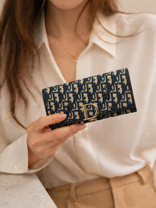 Premium Embroidered Canvas Wallet