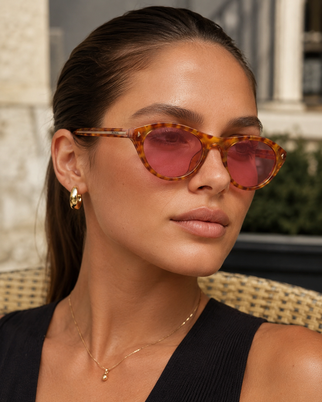 Retro Oval Sunglasses