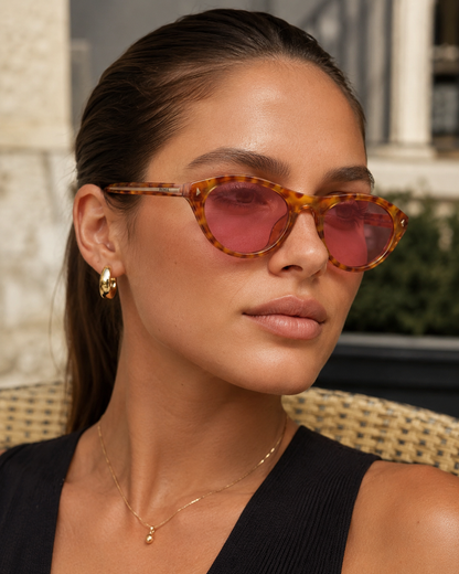 Retro Oval Sunglasses