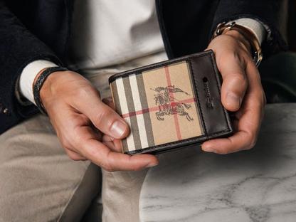 Men’s Check Pattern Wallet