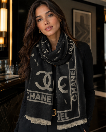 Patterned Pashmina Scarf