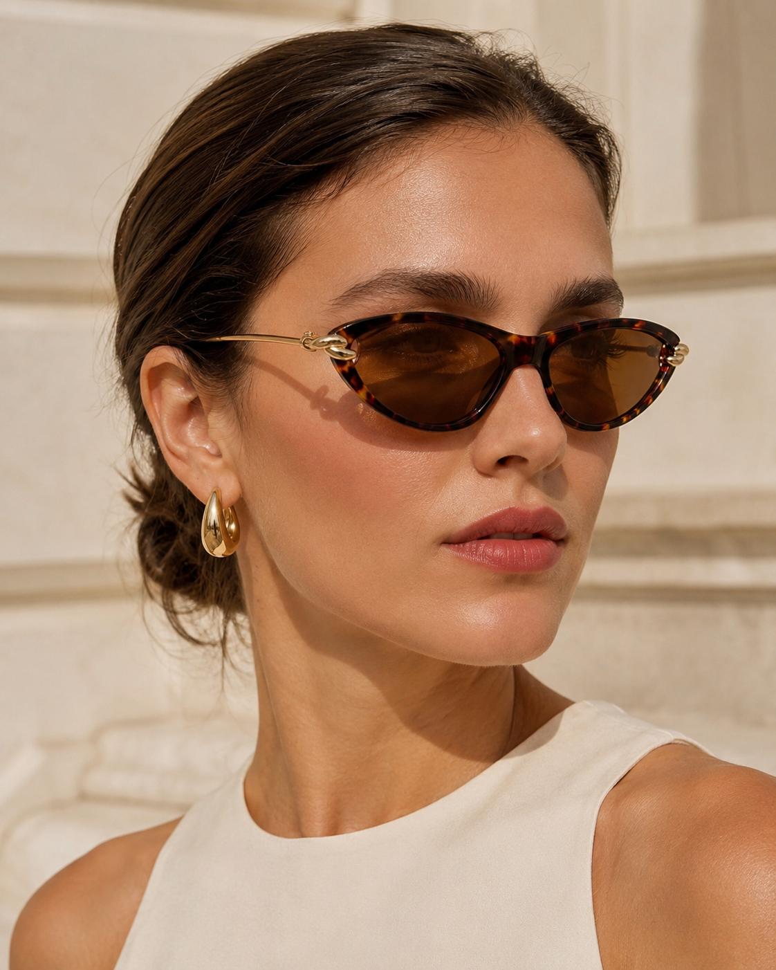 Knot Cat-Eye Sunglasses