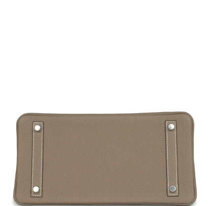 Luxury Togo Leather Top-Handle Tote Bag – Palladium Hardware