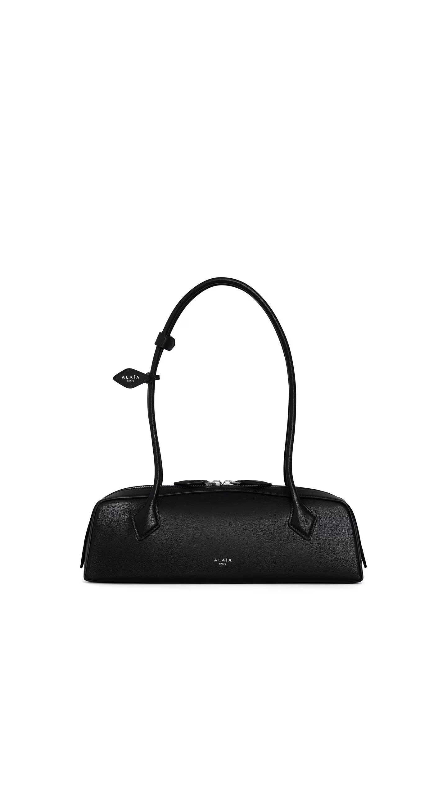 Leather Cylindrical Shoulder Bag