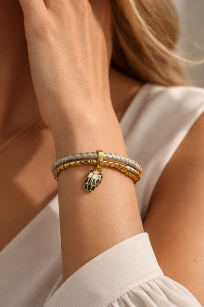 Serpenti Braided Dual-Tone Bracelet