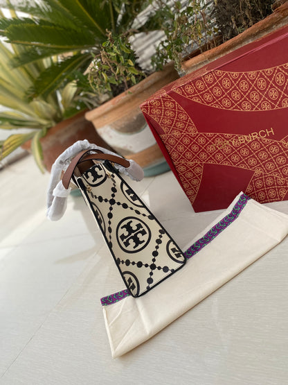 TO-RY BURCH Monogram Tote Bag