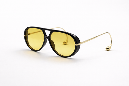 Retro Teardrop Aviator Sunglasses