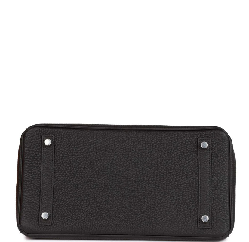 Luxury Togo Leather Top-Handle Tote Bag – Palladium Hardware